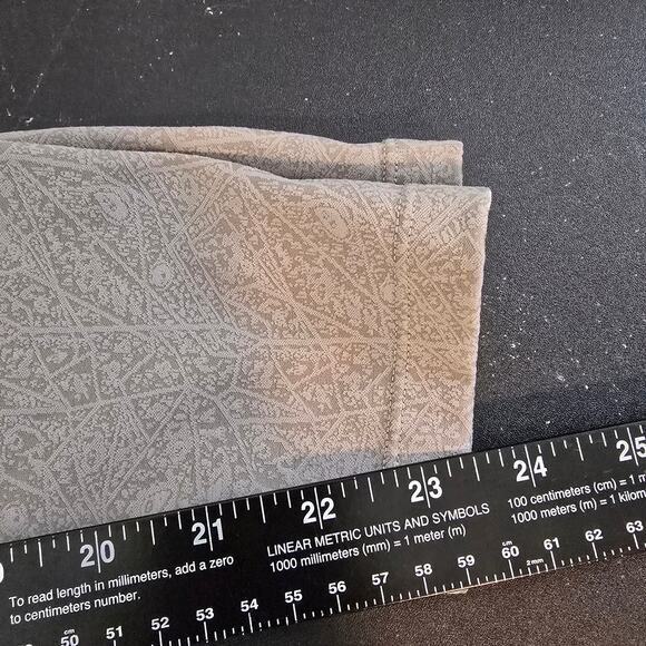 Zyia Active Women's Cement Croise Hi Rise 7/8 Leggings With Crossover Waist Smal - Picture 11 of 11